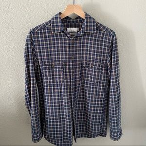 Small Dark blue plaid Goodfellow shirt